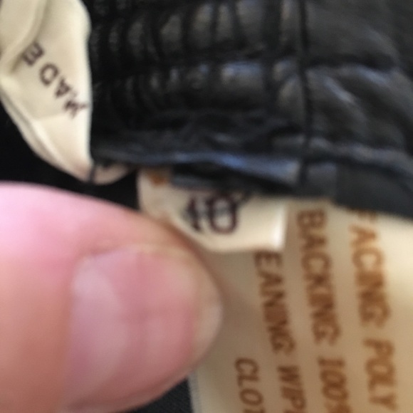 Black leather pants - Picture 2 of 8